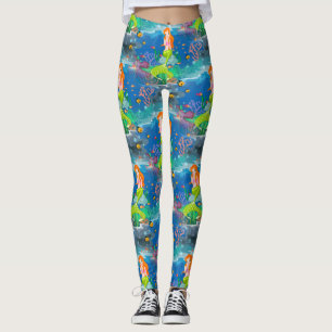 rothaarige Meerjungfrau Leggings