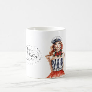 Rothaarige Nautilsche Segelns Salzwasserküsse Kaffeetasse
