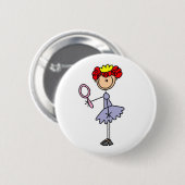 Rothaarige Prinzessin Button (Vorne & Hinten)
