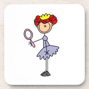 Rothaarige Prinzessin Getränkeuntersetzer