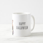 Rothaarige schwarze Katze Halloween Kaffeetasse (VorderseiteRechts)