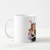 Rothaarige schwarze Katze Halloween Kaffeetasse (Links)