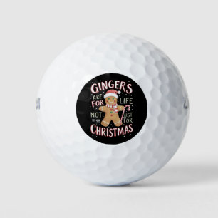 Rothaarige sind fürs Leben, nicht nur für Weihnach Golfball