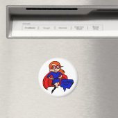 Rothaarige Supermom Magnet (In Situ (Geschirrspüler))