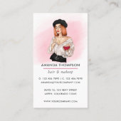 Rothaarige Weine Visitenkarte (Rückseite)