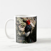 Rothaarige Woodpecker-Tasse Kaffeetasse (Links)