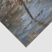 Rothaariger Junge Fuchs Walddecoupage Seidenpapier (Ausschnitt)