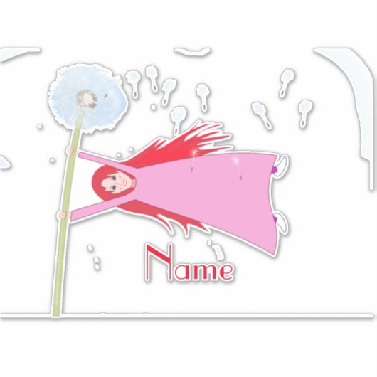 Rothaariger Löwenmädchen Girl Thunder_Cove Aufkleber (Vorderseite)