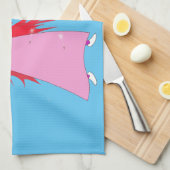 Rothaariger Löwenmädchen Girl Thunder_Cove Geschirrtuch (Viertel Falte)