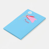 Rothaariger Löwenmädchen Girl Thunder_Cove Post-it Klebezettel (angewinkelt)