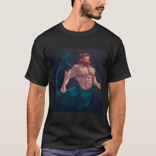 rothaariger Meermann T-Shirt (Vorderseite)