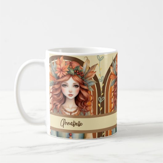 Rothaarpaare mit Blume Garland in Haare Tasse (Links)