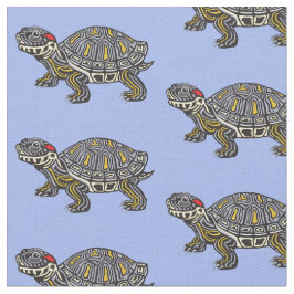 Rothaarschildkröte aus Cartoon Stoff