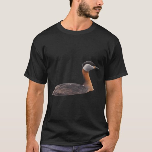 Rothals-Taucher T-Shirt (Vorderseite)