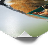 Rothatch Fotodruck (Ecke)