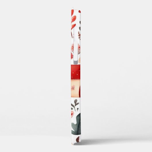 Rothäuser und Häuser niedliche Papierblätter Case-Mate iPhone Hülle (Rückseite / Links)