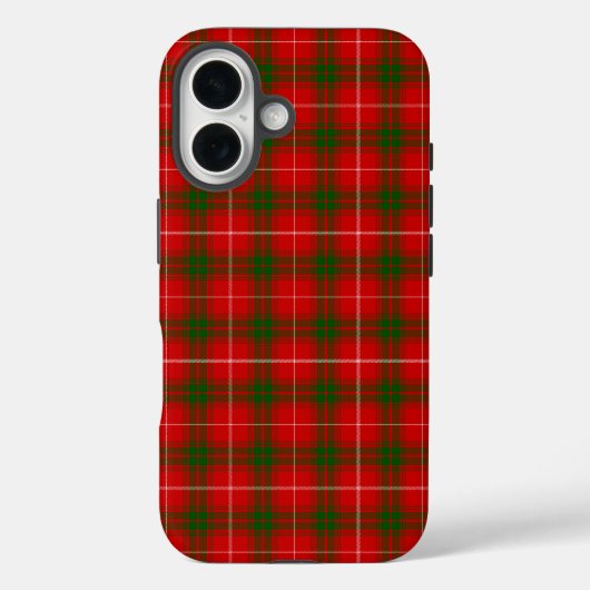 Rothay-Tartan-Rot-Grün-kariert Case-Mate iPhone Hülle (Rückseite)
