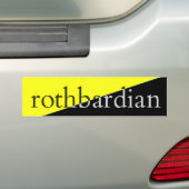 Rothbardian Autoaufkleber (Auf Auto)