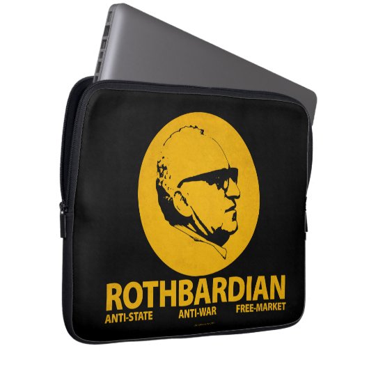Rothbardian Elektronik-Fall Laptopschutzhülle (Vorne Rechts)