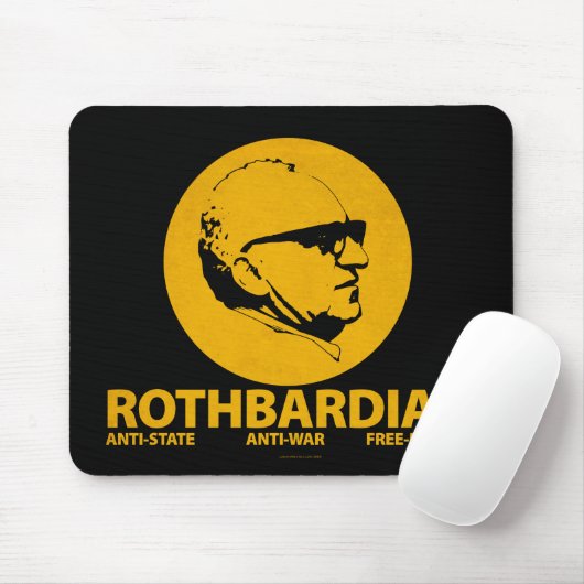 ROTHBARDIAN Mausunterlage Mousepad (Mit Mouse)