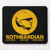 ROTHBARDIAN Mausunterlage Mousepad (Vorne)