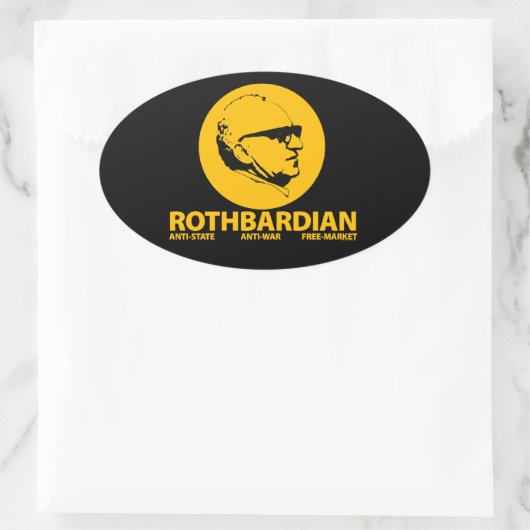 Rothbardian Sticker (Tasche)