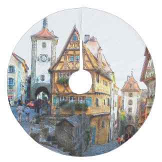 Rothenburg20150903 Fleece Weihnachtsbaumdecke