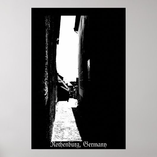 Rothenburg Alley Poster (Vorne)