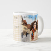 Rothenburg, Bayern, Deutschland, Der verzauberte T Jumbo-Tasse (Vorderseite Rechts)