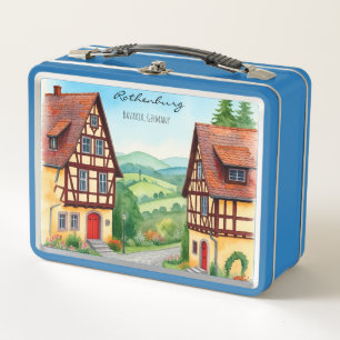 Rothenburg Bayern Deutschland, Ferienhaus in Rothe Metall Brotdose