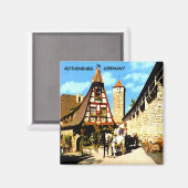 ROTHENBURG DEUTSCHLAND MAGNET (Vorderseite/Rückseite)