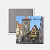 Rothenburg, Deutschland Magnet (Vorderseite/Rückseite)
