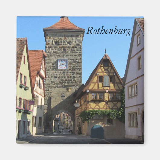 Rothenburg, Deutschland Magnet (Vorne)