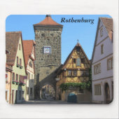 Rothenburg, Deutschland Mousepad (Vorne)