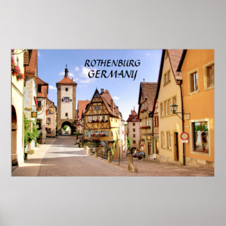 ROTHENBURG, DEUTSCHLAND POSTER