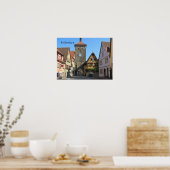 Rothenburg, Deutschland Poster (Küche)