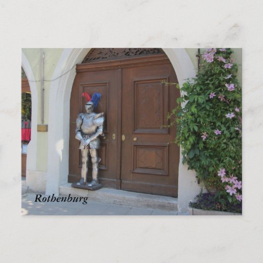 Rothenburg, Deutschland Postkarte (Vorderseite)