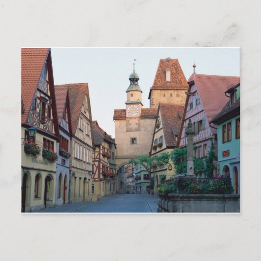 Rothenburg, Deutschland Postkarte (Vorderseite)