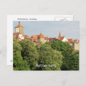 Rothenburg, Deutschland Postkarte (Vorne/Hinten)