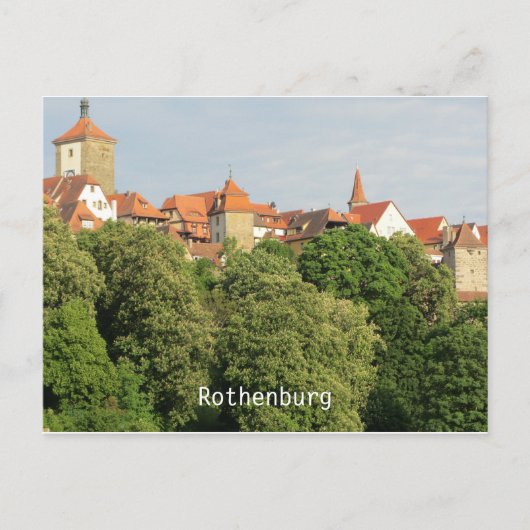 Rothenburg, Deutschland Postkarte (Vorderseite)