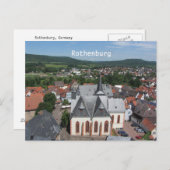 Rothenburg, Deutschland Postkarte (Vorne/Hinten)