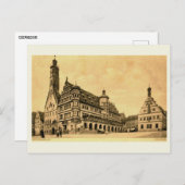 Rothenburg Deutschland Vintag Style Postkarte (Vorne/Hinten)