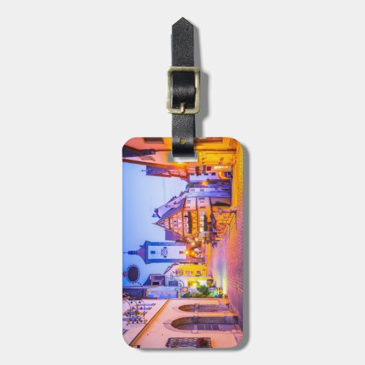 Rothenburg Gepäckanhänger (Vorderseite vertikal)