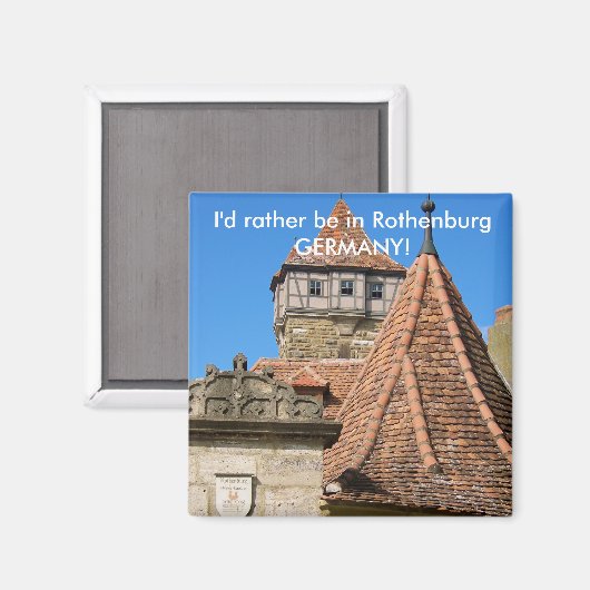 Rothenburg Magnet (Vorderseite/Rückseite)