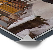 Rothenburg - Markusturm - Weihnachten Poster (Ecke)