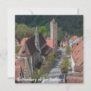 Rothenburg ob der tauber Altstadt von oben