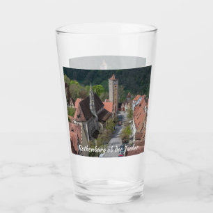 Rothenburg ob der tauber Altstadt von oben Glas