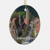 Rothenburg ob der tauber Altstadt von oben Keramik Ornament (Rechts)