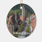 Rothenburg ob der tauber Altstadt von oben Keramik Ornament (Links)