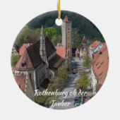 Rothenburg ob der tauber Altstadt von oben Keramik Ornament (Hinten)